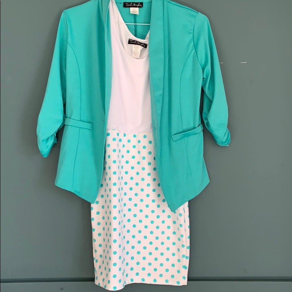 Business dress with blazer jacket